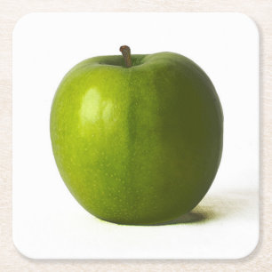 Groene appelklooster kartonnen onderzetters