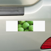 Groene appels bumpersticker (Op auto)