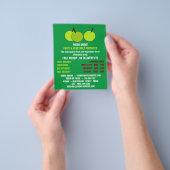 Groene appels, groenboeren Adverteren Flyer (Hand)