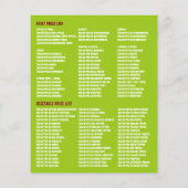 Groene appels, groenboeren Adverteren Flyer (Achterkant)