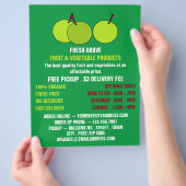 Groene appels, groenboeren Adverteren Flyer (Hand)