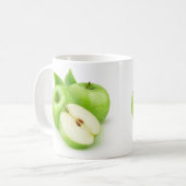 Groene appels koffiemok (Voorkant links)