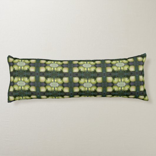 Groene appels lichaamskussen (Achterkant)
