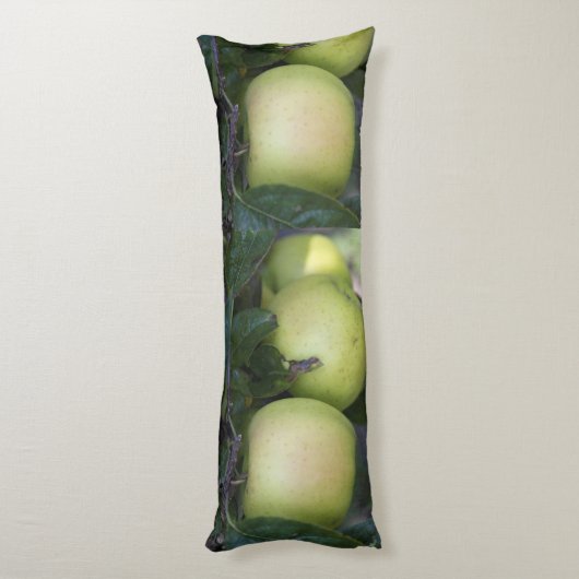 Groene appels lichaamskussen (Achterkant (Verticaal))