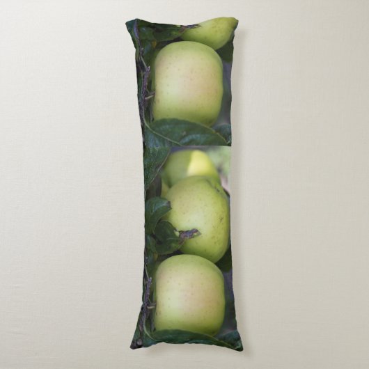 Groene appels lichaamskussen (Voorkant Verticaal)