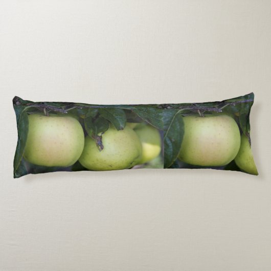 Groene appels lichaamskussen (Achterkant)
