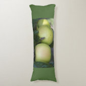 Groene appels lichaamskussen (Voorkant Verticaal)