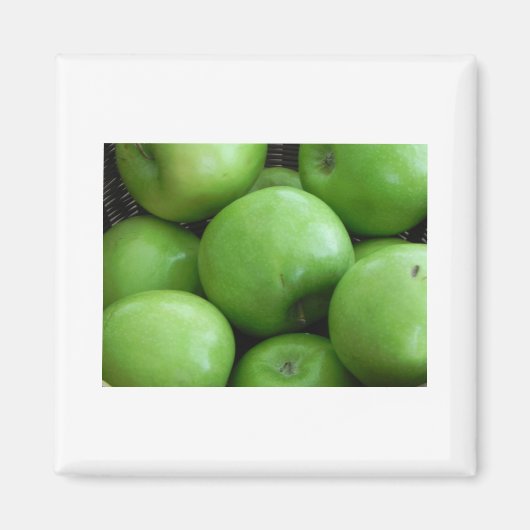 Groene appels magneet (Voorkant)