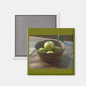 Groene appels magneet (Voorkant / Achterkant)