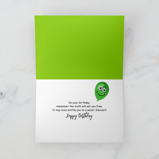 Groene appels met Eyeballen Kaart (Binnen)