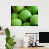 Groene appels poster (Thuiskantoor)