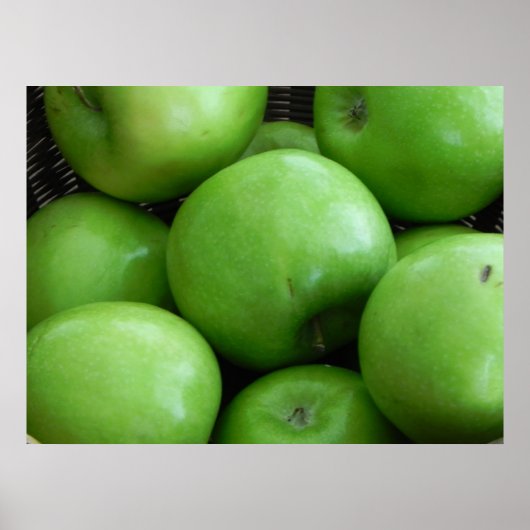Groene appels poster (Voorkant)