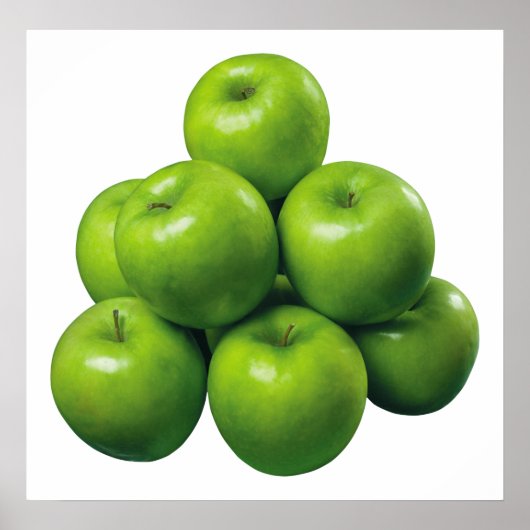 Groene appels poster (Voorkant)