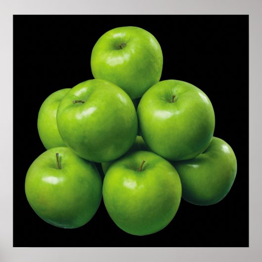 Groene appels poster (Voorkant)