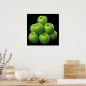 Groene appels poster (Keuken)