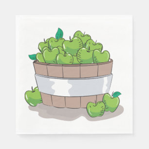 Groene appels servet