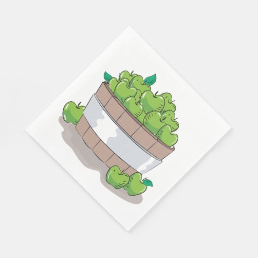 Groene appels servet (Hoek)