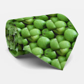 Groene appels stropdas (Opgerold)
