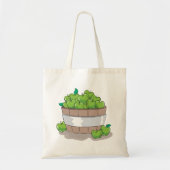 Groene appels tote bag (Voorkant)