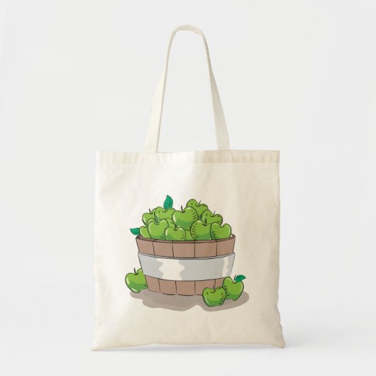 Groene appels tote bag (Voorkant)