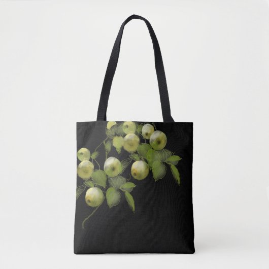 Groene appels tote bag (Voorkant)