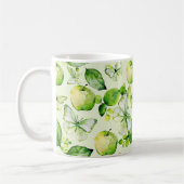 Groene Appels Vlinders Koffiemok (Links)