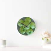 Groene appels wandklok (Huis)