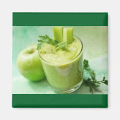 Groene Appelsmoothie Magneet (Voorkant)