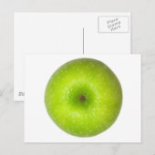 Groene appeltop uitzicht briefkaart (Voorkant / Achterkant)