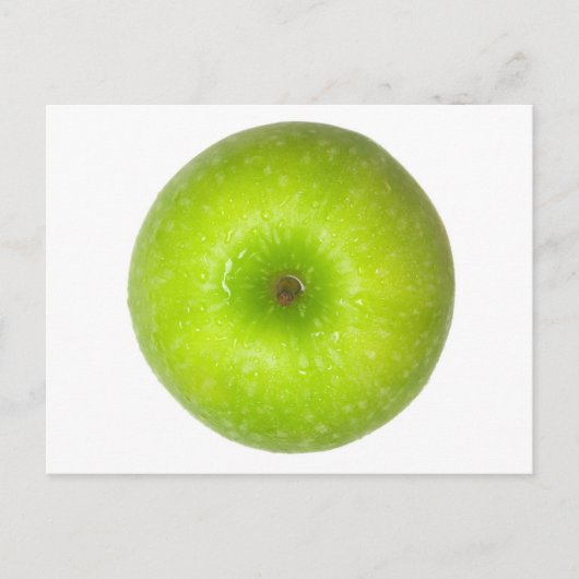 Groene appeltop uitzicht briefkaart (Voorkant)