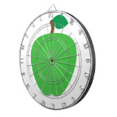 groene appelvrucht dartbord (Voorkant Rechts)