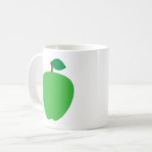 groene appelvrucht koffiemok (Voorkant links)