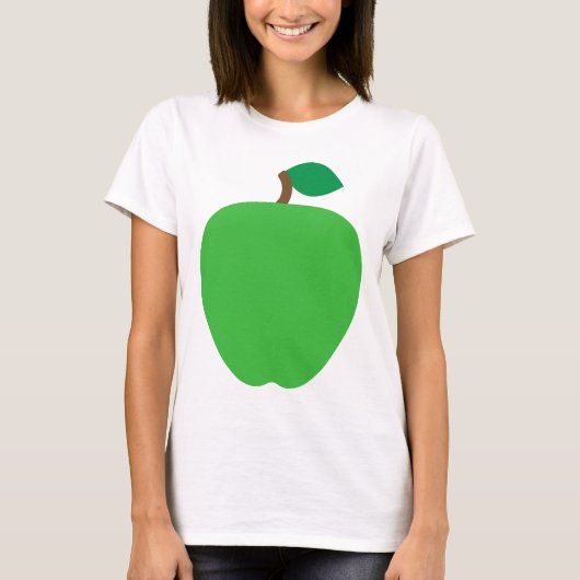 groene appelvrucht t-shirt (Voorkant)