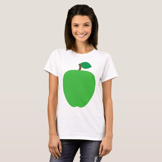 groene appelvrucht t-shirt (Voorkant volledig)