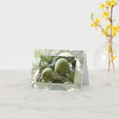Groene Apple-briefkaart Kaart (Gele Bloem)