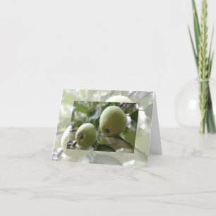 Groene Apple-briefkaart Kaart