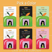 Groene Apple Educator Witte ID-pasje Badge