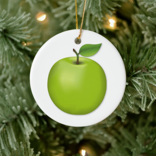 Groene Apple Ornament aanpassen (Boom)