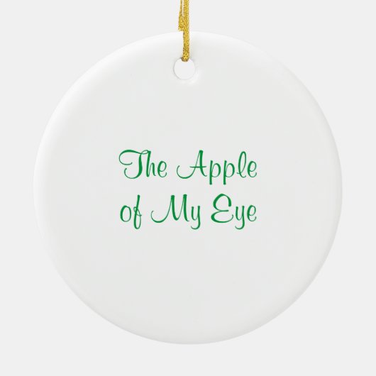 Groene Apple Ornament aanpassen (Achterkant)