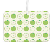 Groene Apple Pattern Car Air Freshener Luchtverfrisser (Achterkant)