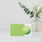 Groene Apple-profielkaart Visitekaartje (Staand voorkant)