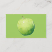 Groene Apple-profielkaart Visitekaartje (Achterkant)