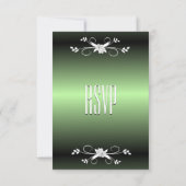 Groene Apple Shine RSVP met Menu (Achterkant)