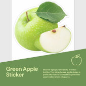 Groene Apple Sticker 🍏