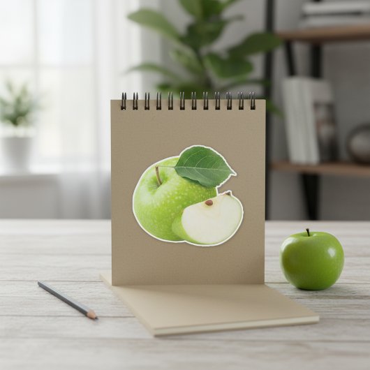 Groene Apple Sticker 🍏