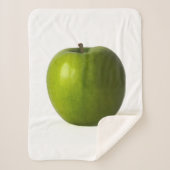 Groene Apple subcna Sherpa Deken (Voorkant)
