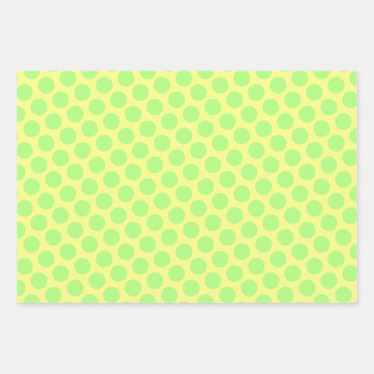 Groene Apple Wrapping Paper Set (Voorkant 3)
