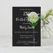 Groene appletini cocktail met plakje appel kaart (Staand voorkant)