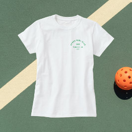 Groene Après PKBL Club Crest Pickleball Dames T-shirt