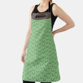 Groene apron met geweien Persoonlijke mannen apron Schort (Insitu)